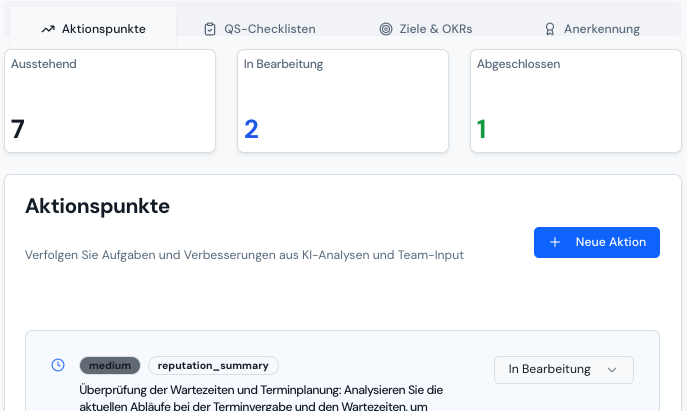 Turn AI insights into prioritized actions illustration